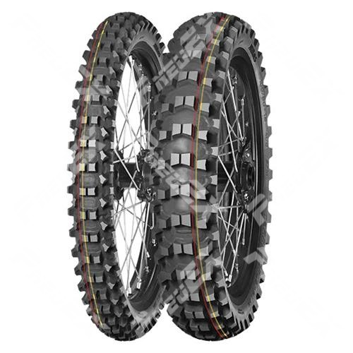 Mitas 90/100R14 49M TERRA FORCE MX SM RED&YELLOW SOFT TO MEDIUM TT NHS